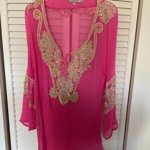 Calypso St. Barth Embellished Tunic